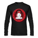 Crew Neck T-Shirt Male Promotion Manipulated Buddha T Shirt Teenage New Brand Styles Black / Xs