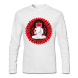 Crew Neck T-Shirt Male Promotion Manipulated Buddha T Shirt Teenage New Brand Styles White / Xs