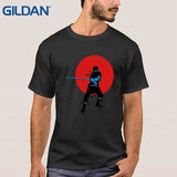 Fit Tees O Neck Shirts Natural Samurai Warrior From Vagabond Blade Gray 100% Cotton Male Ali T Black / S