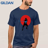 Fit Tees O Neck Shirts Natural Samurai Warrior From Vagabond Blade Gray 100% Cotton Male Ali T Navy Blue / S