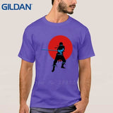 Fit Tees O Neck Shirts Natural Samurai Warrior From Vagabond Blade Gray 100% Cotton Male Ali T Purple / S