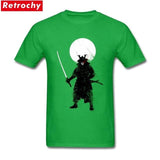 Ghost Samurai Printed T Shirts Crazy Tee For Man Short Sleeve Cotton Big Size Bud-Shidos 84