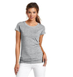 Gildan For Women 2017 New Short Sleeve Cotton Casual Unisex T Shirt Symbol Yogaer Om Aum Womens Ladies Fitness Cool Shirts Gray / S