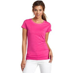 Gildan For Women 2017 New Short Sleeve Cotton Casual Unisex T Shirt Symbol Yogaer Om Aum Womens Ladies Fitness Cool Shirts Pink / S