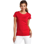 Gildan For Women 2017 New Short Sleeve Cotton Casual Unisex T Shirt Symbol Yogaer Om Aum Womens Ladies Fitness Cool Shirts Red / S