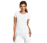 Gildan For Women 2017 New Short Sleeve Cotton Casual Unisex T Shirt Symbol Yogaer Om Aum Womens Ladies Fitness Cool Shirts White / S