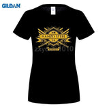 Gildan Womens O-Neck Short Funny T Shirt Designer Tee Shirts Hanzo Steel Samurai Sword Bill Katana Adult T Shirts Black / S