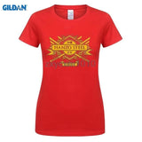Gildan Womens O-Neck Short Funny T Shirt Designer Tee Shirts Hanzo Steel Samurai Sword Bill Katana Adult T Shirts Red / S