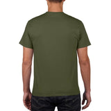Hot Sales2017 Mens Hipster Martial Art Fighting 23400 3D Print 100% Cotton Short Sleeve Tee High Quality T Shirts Army Green / S