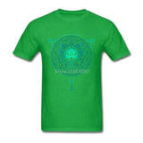 Mandala T Shirt Cotton Sleeve Buddhism Men New Style Resilient Xxxl Shirts Green / Xs