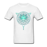 Mandala T Shirt Cotton Sleeve Buddhism Men New Style Resilient Xxxl Shirts White / Xs