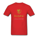New Style Buddha T Shirt Team Mens Cotton Xxxl Short Sleeve Custom Funny T-Shirts Red / Xs
