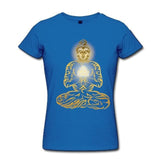 Personalized Buddha Womens Gifts Tshirt Urban T-Shirt Site Heather Garment Blue / S