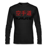 Personalized Tee Shirts For Mens Dj Shirt Karate Japanese Martial Art T Diy Ideas Homme Black / S