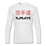 Personalized Tee Shirts For Mens Dj Shirt Karate Japanese Martial Art T Diy Ideas Homme White / S
