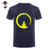 Short Sleeve Custom Zen Meditation Buddha T Shirt Mens Geek His And Hers Bottoming T-Shirts Bud-Shidos 84