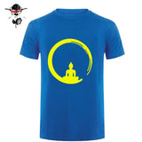 Short Sleeve Custom Zen Meditation Buddha T Shirt Mens Geek His And Hers Bottoming T-Shirts 12 / S