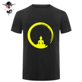 Short Sleeve Custom Zen Meditation Buddha T Shirt Mens Geek His And Hers Bottoming T-Shirts Bud-Shidos 84