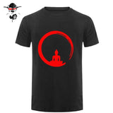 Short Sleeve Custom Zen Meditation Buddha T Shirt Mens Geek His And Hers Bottoming T-Shirts Bud-Shidos 84