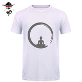 Short Sleeve Custom Zen Meditation Buddha T Shirt Mens Geek His And Hers Bottoming T-Shirts Bud-Shidos 84