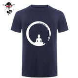 Short Sleeve Custom Zen Meditation Buddha T Shirt Mens Geek His And Hers Bottoming T-Shirts Bud-Shidos 84