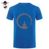 Short Sleeve Custom Zen Meditation Buddha T Shirt Mens Geek His And Hers Bottoming T-Shirts