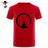 Short Sleeve Custom Zen Meditation Buddha T Shirt Mens Geek His And Hers Bottoming T-Shirts Bud-Shidos 84