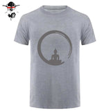 Short Sleeve Custom Zen Meditation Buddha T Shirt Mens Geek His And Hers Bottoming T-Shirts Bud-Shidos 84