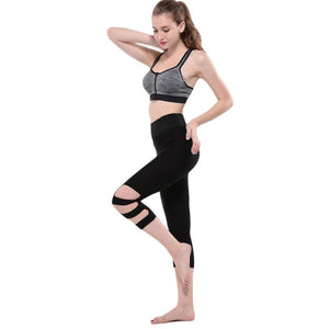 Women Yoga Leggings Sports Gym Workout Hollow Out Fitness Lounge Athletic Pants #e5 Bud-Shidos 84