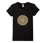 Yogaer Mandala Namaste Om Zen T-Shirt Design T Shirt Cute Cartoon Tops Fashion Brand Korean Kawaii T-Shirt Printing O-Neck Black / S